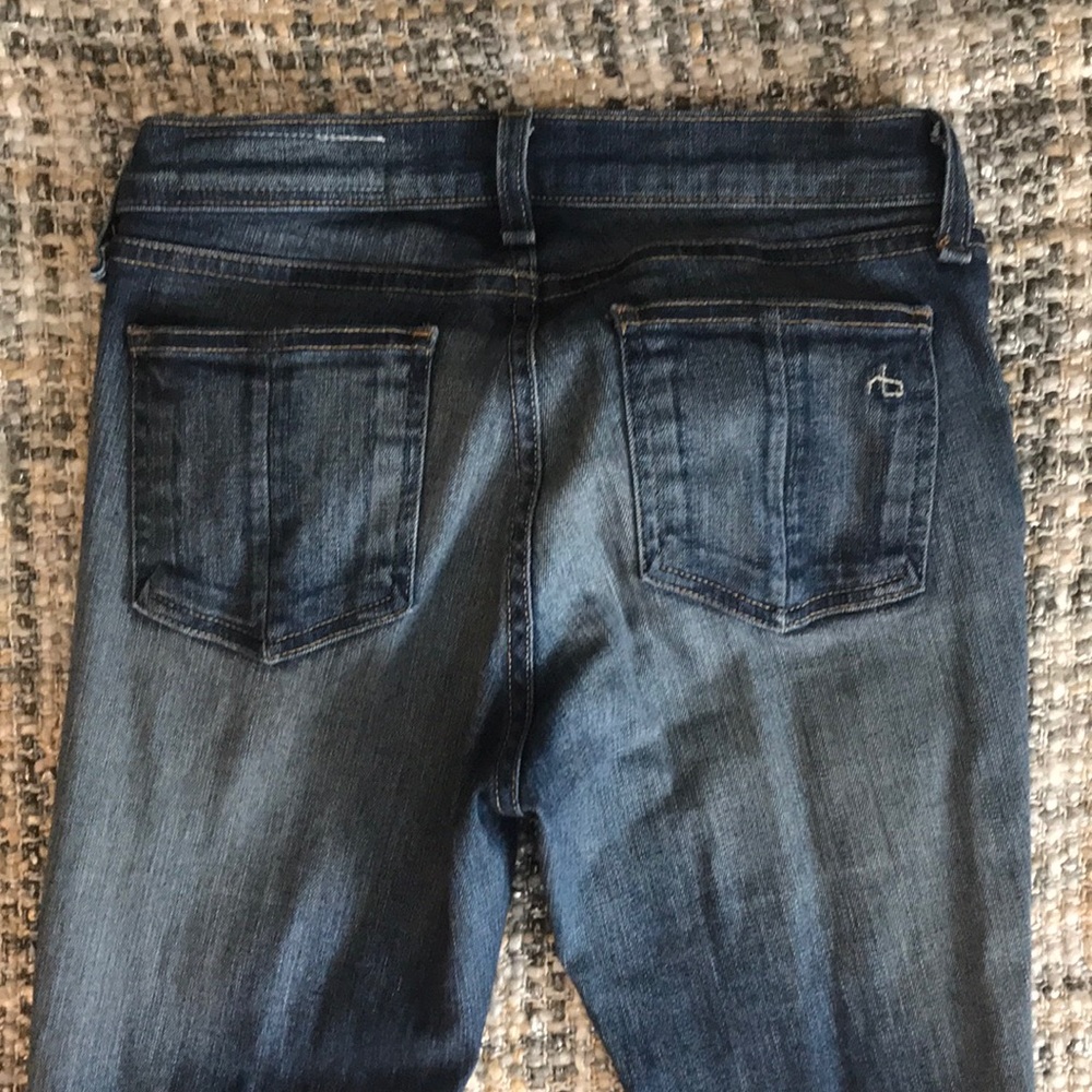 Rag&Bone Size 26 skinny jeans w/ raw hem